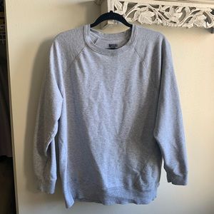 Grey crew neck